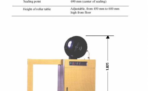 Semi-automatic strapping machine Record with Table