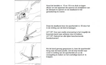 Strapping tools for metal straps SL