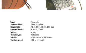 Strapping tools for metal straps A480
